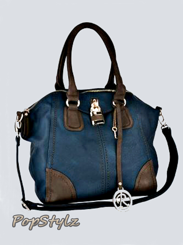 MG Collection Teal Satchel Handbag