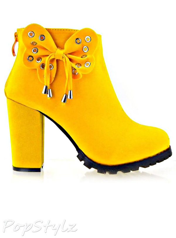 Show Story LF02287 Butterfly Ankle Boot