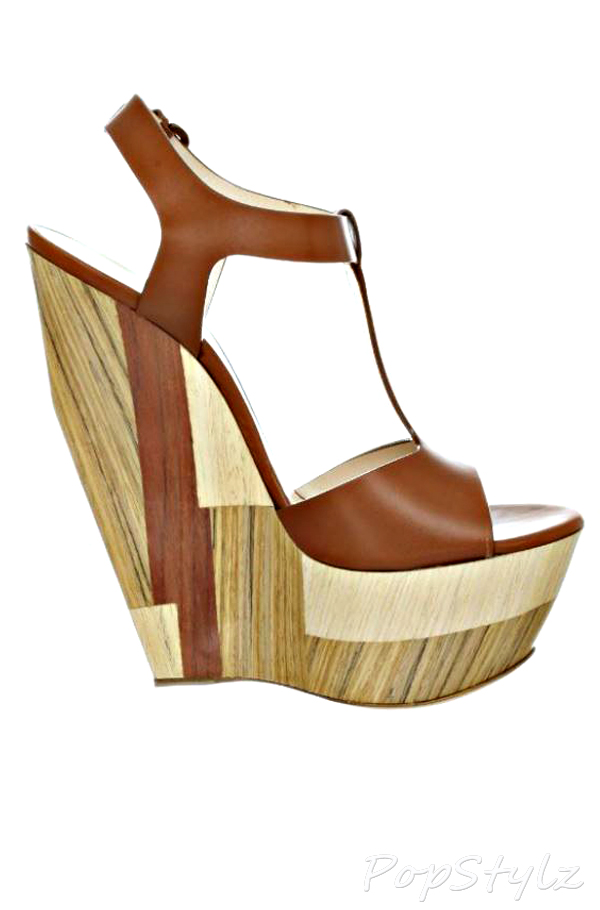 Casadei Italian Leather Platform Sandals