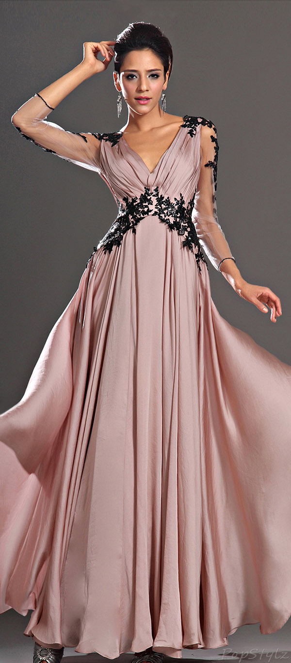 eDressit 02130201 Black Lace Evening Dress