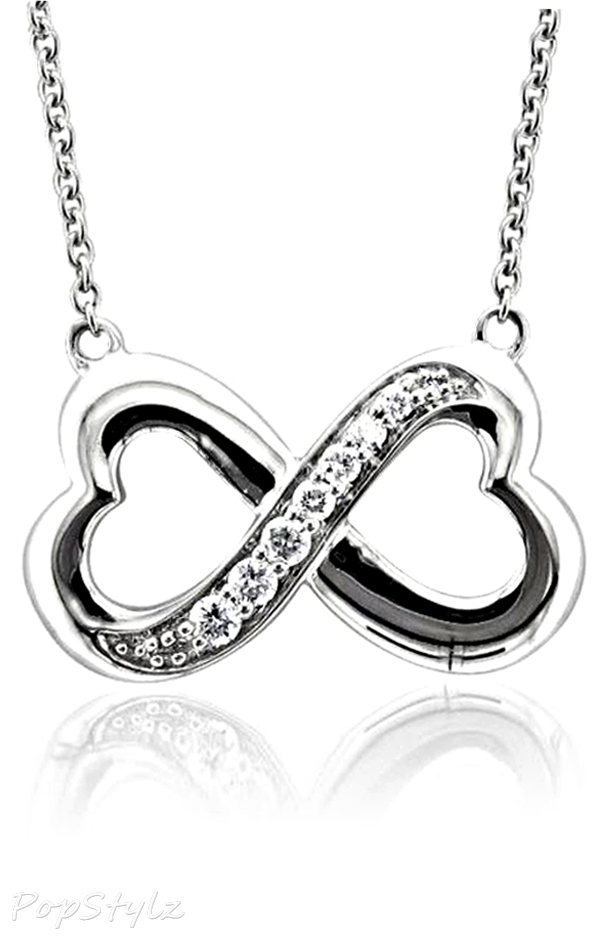 Diamond Infinity Heart Necklace