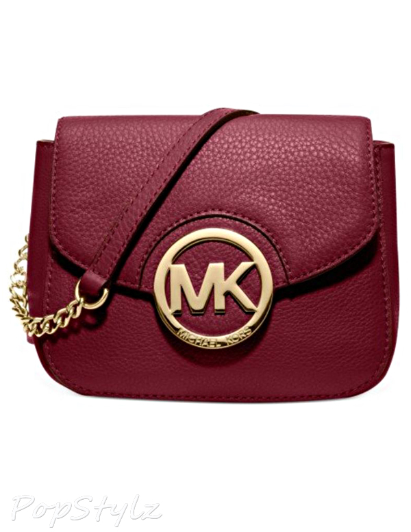 Michael Kors Fulton Leather Messenger Crossbody Bag