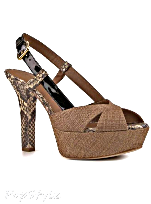 Dolce & Gabbana Python Sandals 