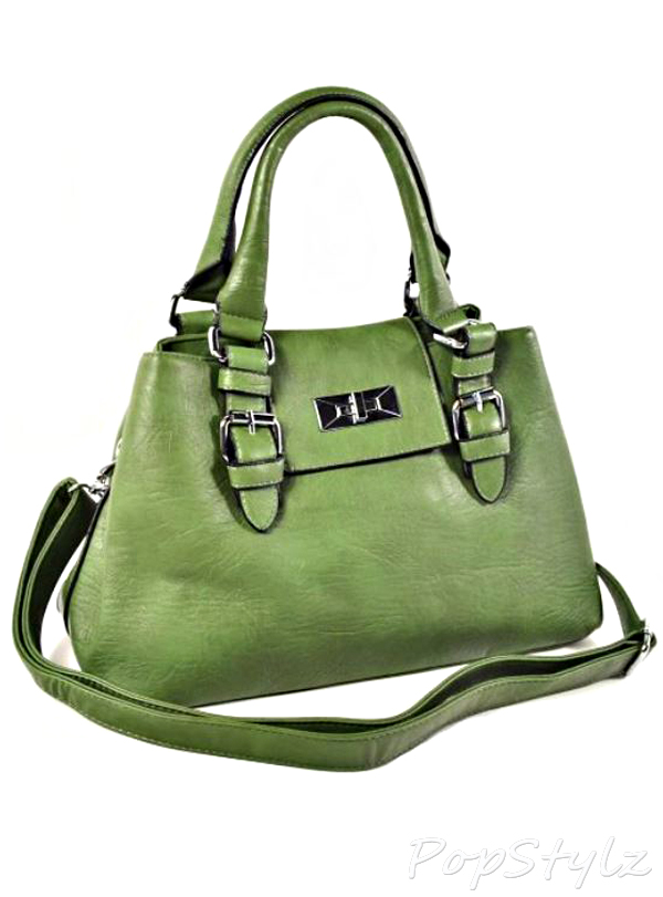 OMG Styles Turn-Lock Tote Handbag