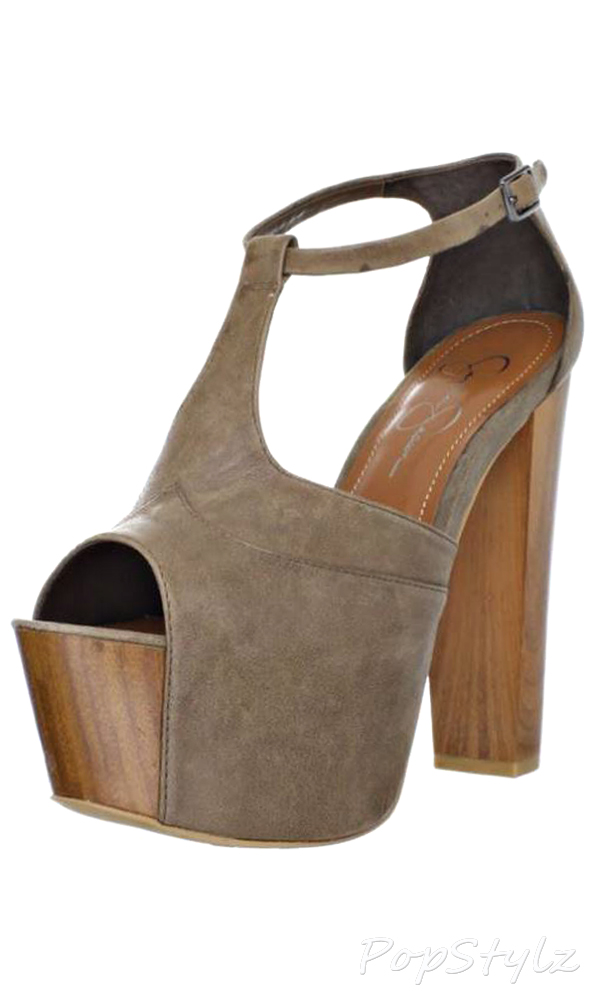 Jessica Simpson Dany Leather Platform Sandal
