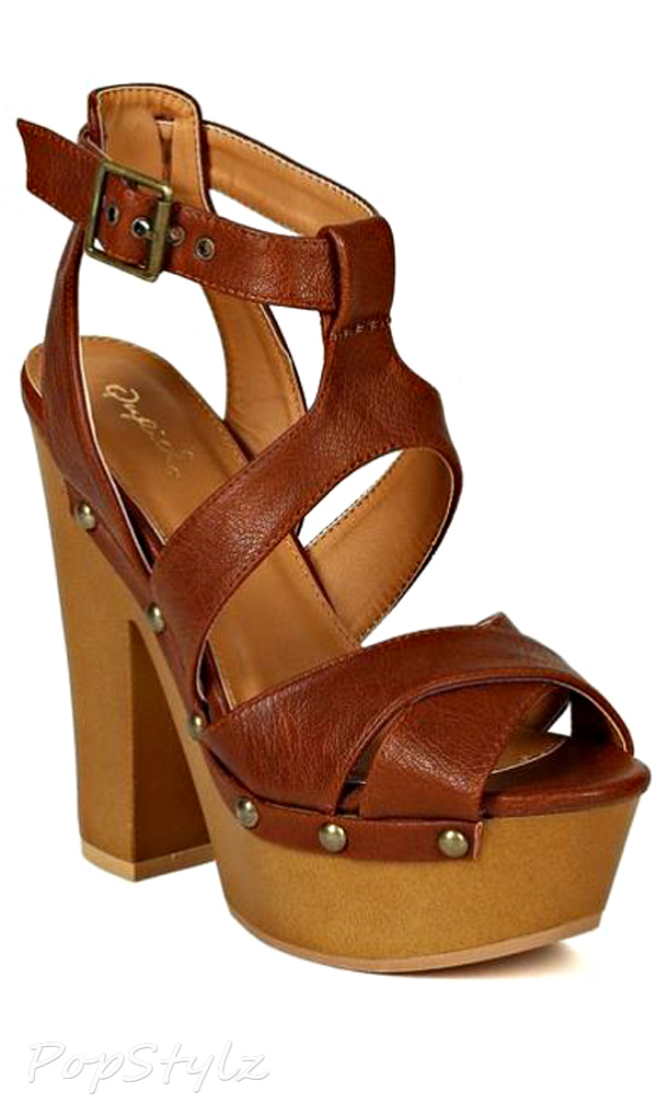 Qupid BD71 Open Toe Strappy Sandal