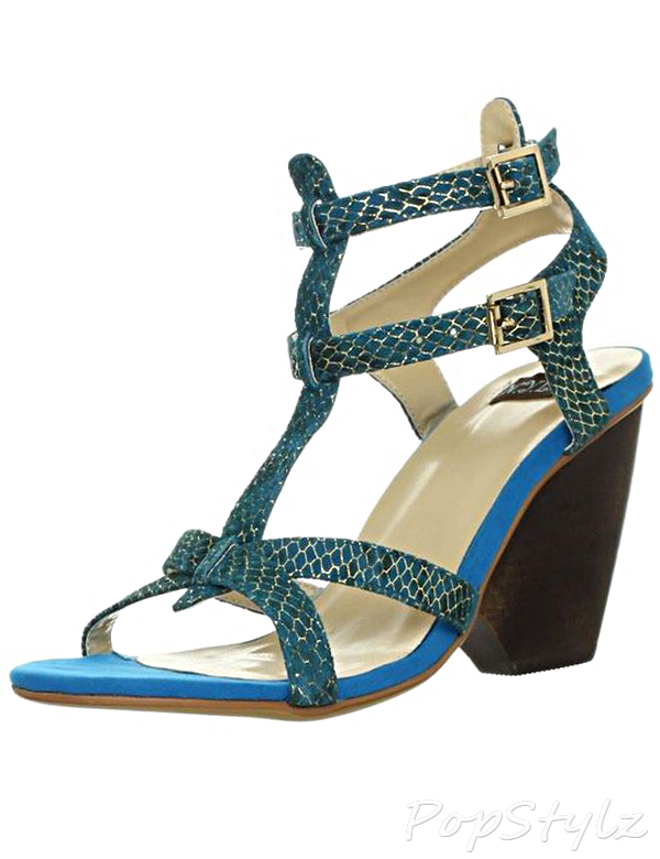 N.Y.L.A Busia Snake Leather Sandal