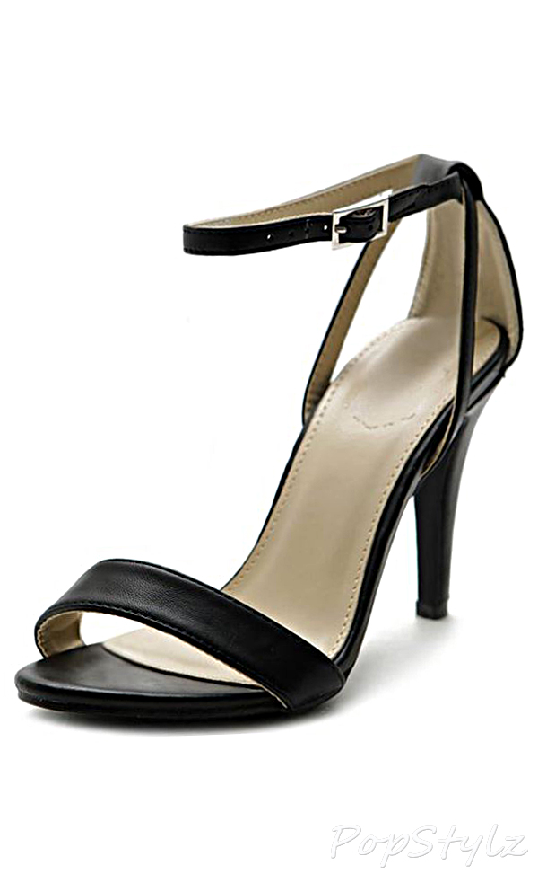 Ollio High Heel Ankle Strap Dress Sandal