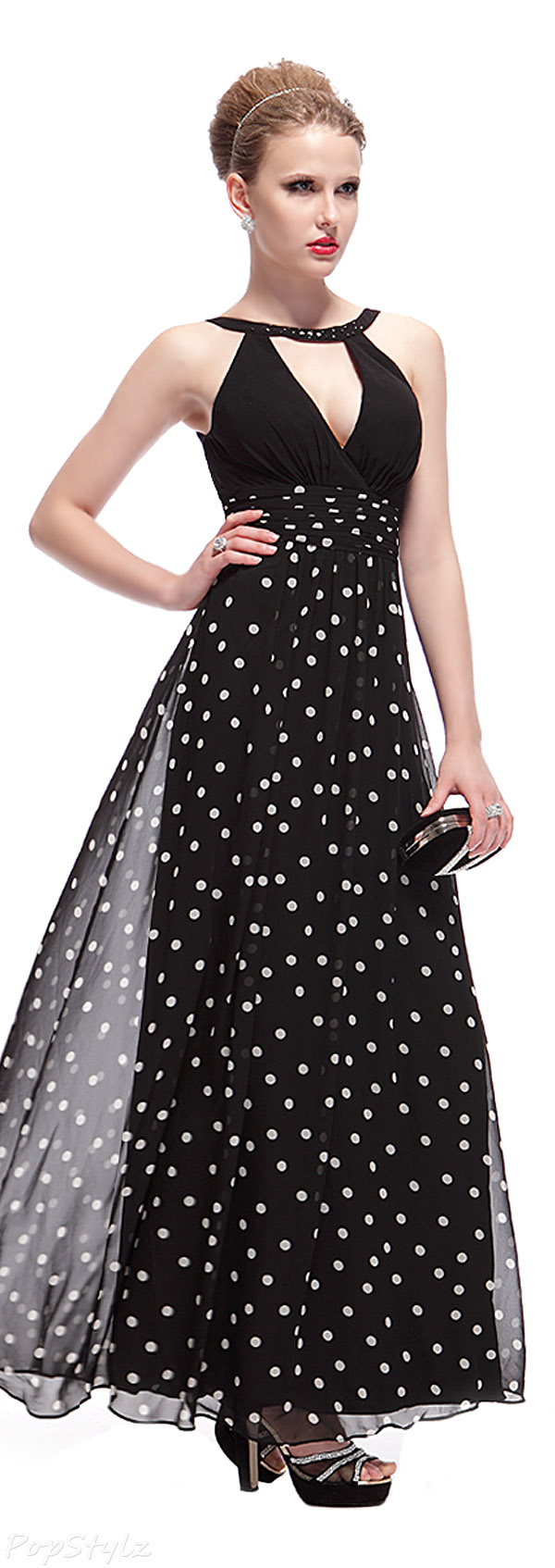 Ever Pretty 08016 Polka Dotted Party Dress