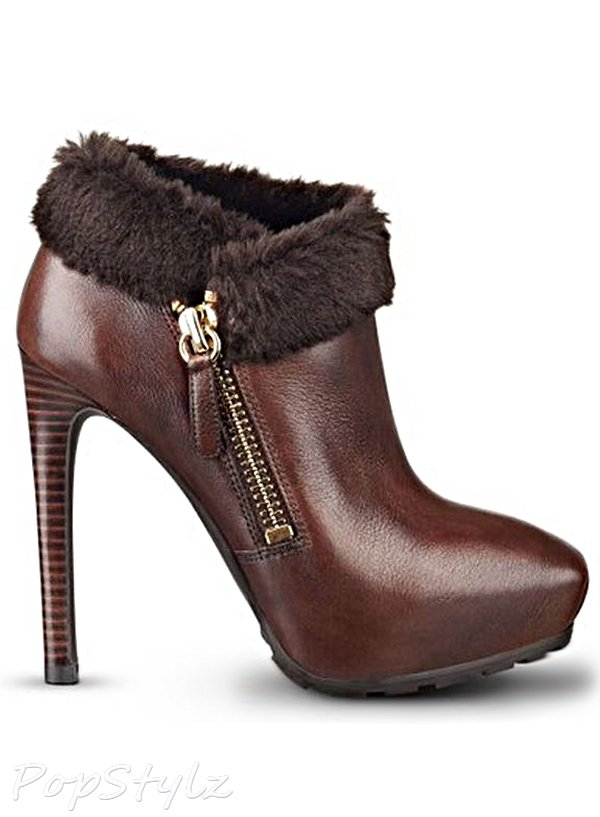 GUESS Ivorie Faux-Fur Leather Booties