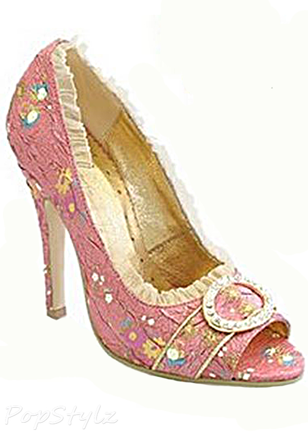 Ellie Shoes Vintage Floral Fabric Shoes