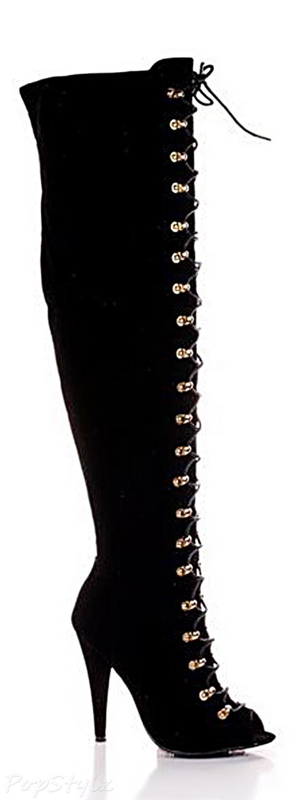 Sully's Over The Knee Lace Up Stiletto Boot
