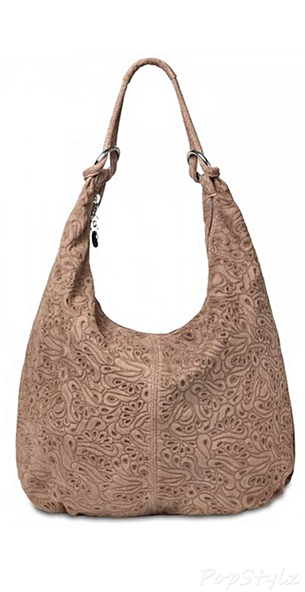 Caspar TL680 Italian Suede Leather Handbag