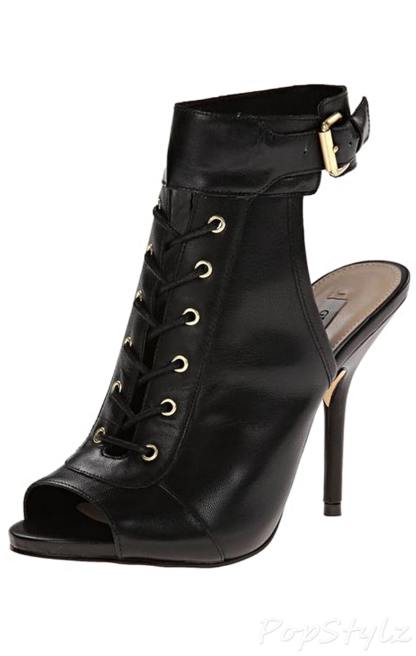 GUESS Kalli Lace-Up Leather Pump
