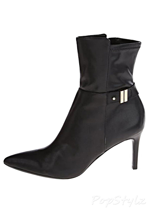 Calvin Klein Natia Black Leather Boot
