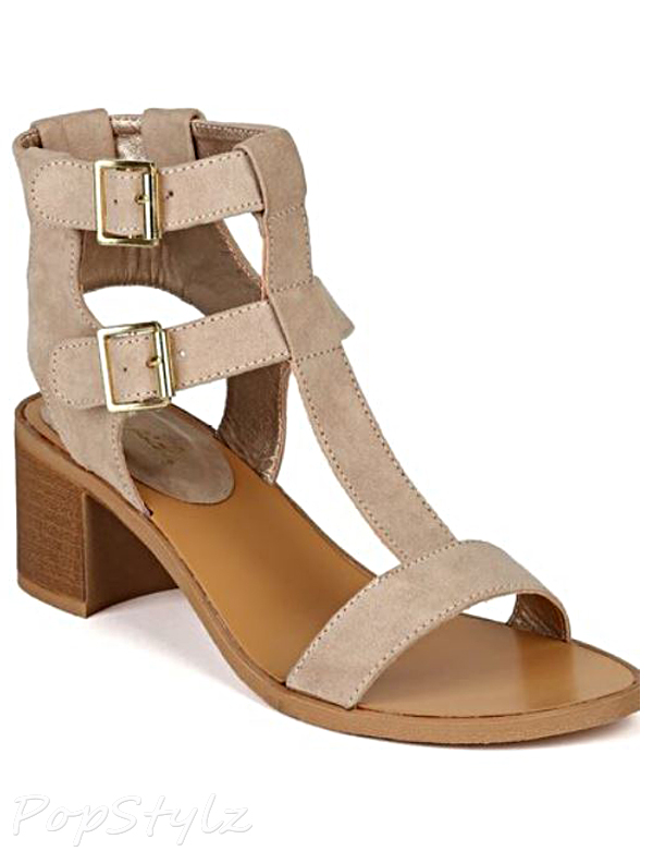 Qupid Kirby-06 Strappy Buckles Sandal