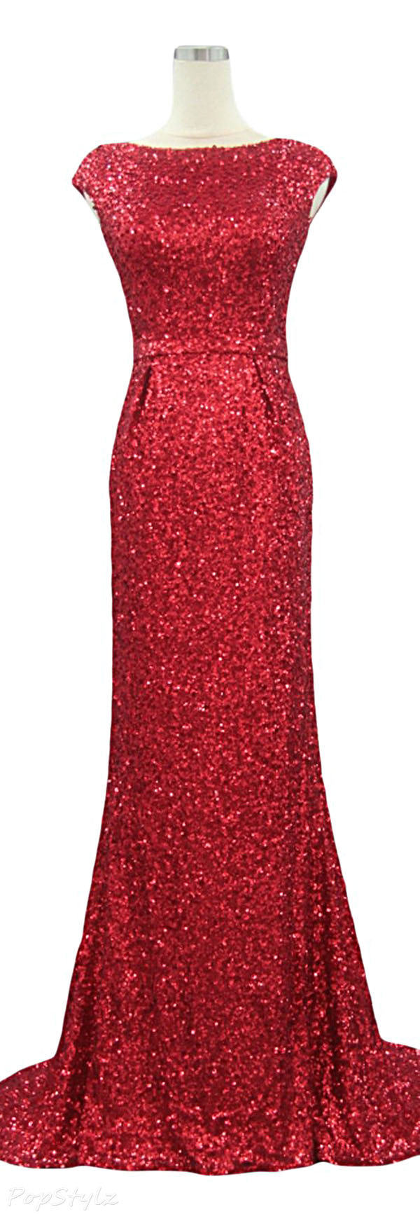 Sunvary Mermaid Sequin Long Formal Gown