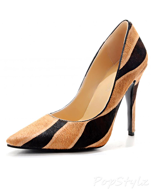 Onlymaker Handcrafted Horse Hair Stiletto Dress Shoes
