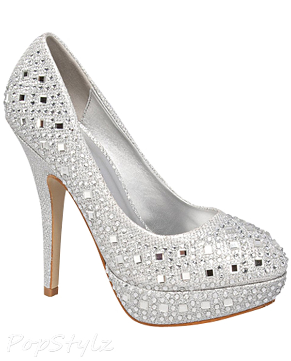 Top Moda Elegant Jewel Studded Dress Shoe