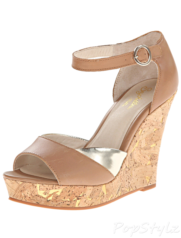 Seychelles Make It Snappy Leather Wedge Sandal
