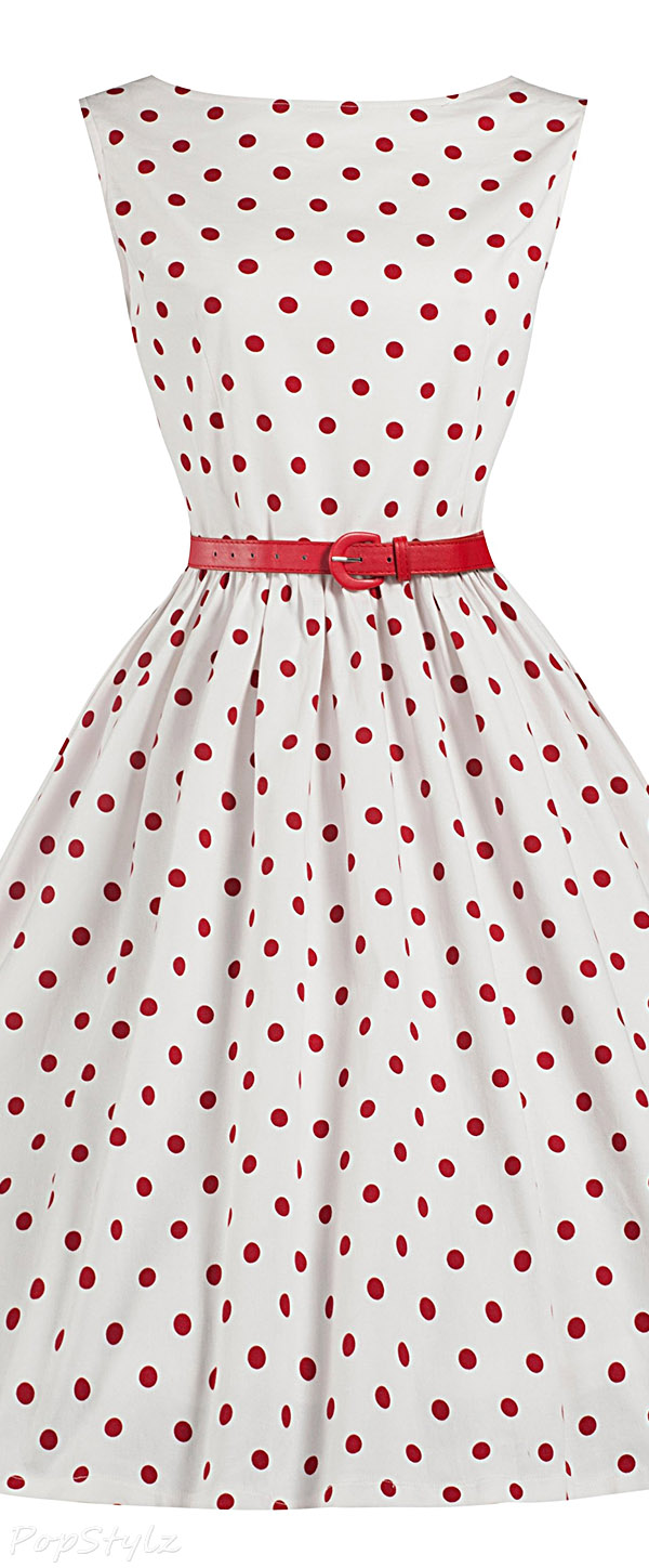 Lindy Bop 'Audrey' Polka Dot Vintage 1950's Swing Dress
