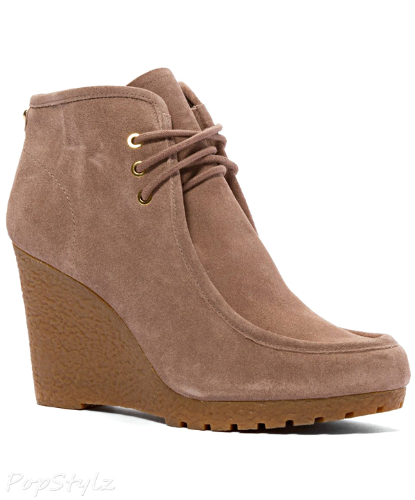Michael Kors Women's Rory Wedge Leather Bootie
