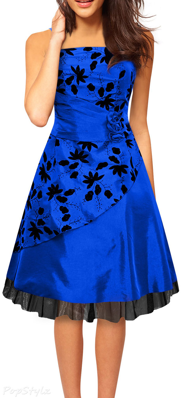 Black Butterfly 'Sia' Satin Essence Formal Dress