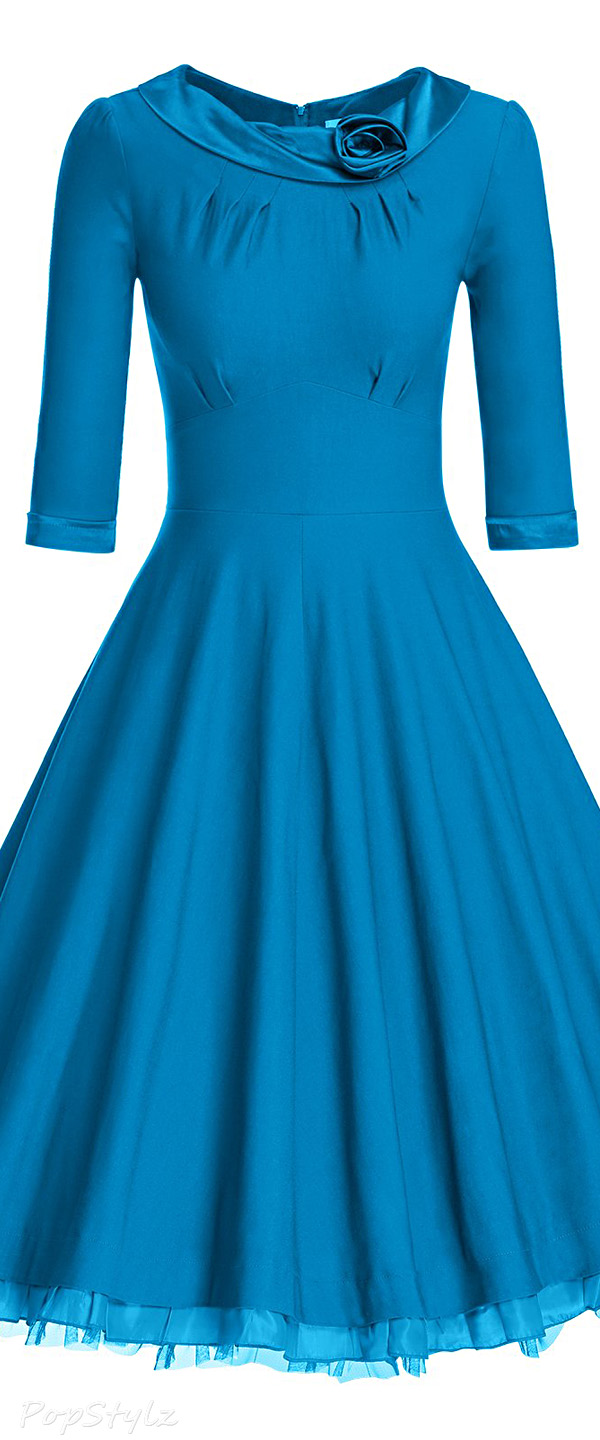 MUXXN 1950s Vintage Rockabilly Swing Dress