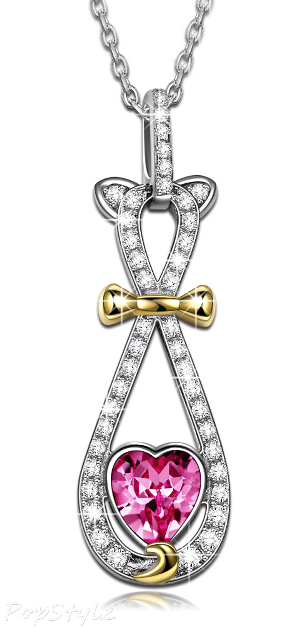 "Eternal Love" Luxury Austrian Crystal Pendant Necklace 